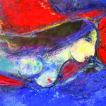 Marc Chagall. Scenografia del Balletto Aleko, 1942-43 (part.)