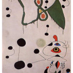 Juan-Mirò-Figure-uccelli-nella-notte