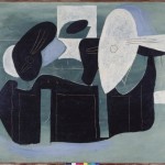 Pablo Picasso. Strumenti musicali su un tavolo,