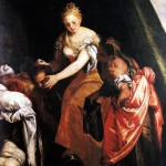 Veronese-Giuditta-e-Oloferne, 1582-1585. Materiali; olio su tela. Misure; 195 x 176 cm. Collocazione; Palazzo Rosso, Genova1