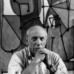 Picasso nel suo studio, 1948