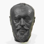 Alberto Giacometti. Testa del padre, rotonda III, 1927-1930 ca., bronzo, cm. 28 x 19 x 22,8. Collezione Fondation Giacometti, Parigi
