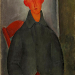 Amedeo-Modigliani-giovane-ragazzo-rosso-2