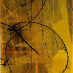 Sena titolo, trittico 2002 – 2003. Pannello di sinistra , cm. 400 x 300