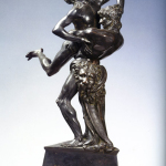 Antonio del Pollaiolo. Ercole “scoppia” Anteo, fusione in bronzo, h. cm. 44. ©Firenze, Museo Nazionale del Bargello