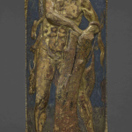 Antonio del Pollaiolo. Scudo da parata con Milone di Crotone ©Paris, Musée du Louvre