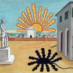 Giorgio de Chirico. Piazza d’Italia con sole spento, 1971
