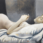 Renato Guttuso. Nude lying, 1963