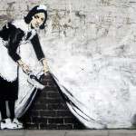 Banksy - Maid Chalk Farm, London