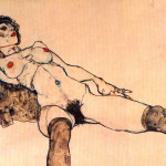 Egon Schiele. Female nude, 1914
