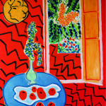 Henri Matisse, Red Interior, 1947. Oil on canvas, cm. 116 x 89. © Succession H. Matisse, c / o Pictoright Amsterdam 2014