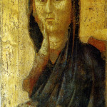 Giotto. Madonna of Borgo San Lorenzo, about 1290-1295. Technique tempera and gold on wood. Pieve of San Lorenzo, Borgo San Lorenzo, Florence
