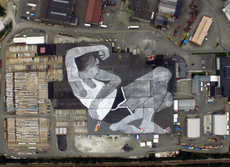 Nuart festival - Ella & Pitr paint the largest mural in the world