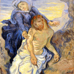 Vincent van Gogh. Compassion (from Delacroix) 1890 ca. Oil on canvas, cm. 41,5x34. Vatican City, Vatican museums - Direction of Museums. Photo: © Katarte.net