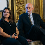 Alberto Burri. Francesca Lavazza. Corporate Image Director of Lavazza with the Director of the Guggenheim Richard Armstrong