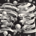 Escher. Bond of union, 1956. Lithography