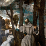 Tiziano Vecellio - St. Francis receives the Stigmata, 1525