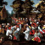 Marten van Cleve. Wedding dance, ca 1570-1580. Oil on canvas, cm. 81.5 x 112.5. Joseph and Mild Guttmann, New York