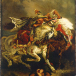 Eugène Delacroix. Combat of the Giaour and Hassan, 1835. Oil on canvas, cm. 73.7 x 61. Petit Palais, Musée des Beaux-Arts of the City of Paris - © Roger-Viollet / REX