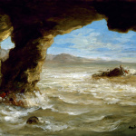 Eugène Delacroix. Shipwreck off a Coast, 1862. Oil on canvas, cm. 38.1 × 45.1. © The Museum of Fine Arts, Houston, Texas / Bridgeman Images