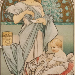 Alfons Mucha - Poster for Nestle food for infants - Coloured lithography - Photo Katarte