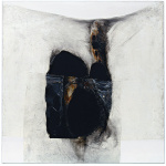 Alberto Burri. White B, B White, 1965. Plastic, Acrylic, PVA glue, burning of cellotex, cm 151.1 x 151.1. Solomon R. Guggenheim Foundation, Legacy Collection Hannelore B. Schulhof, 2012