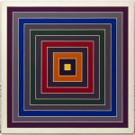 Frank Stella. Mixture of gray, 1968 - 1969. Oil painting on canvas. Venice, Solomon R. Guggenheim Foundation. Legacy Hannelore B. Schulhof, 2012. Ph. David Heald © Frank Stella, by SIAE 2016