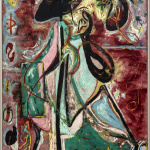 Jackson Pollock. The Moon Woman, 1942. Oil on canvas, cm 175.2 x 109.3. The Solomon R. Guggenheim Foundation. Peggy Guggenheim Collection, Venice