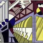 Roy Lichtenstein. Preparations, 1968. Oil and acrylic Magna on three canvases together, cm 304.8 x 548.6. New York, Solomon R. Guggenheim Museum