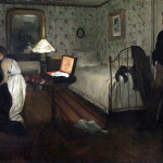 Edgar Degas. Interior, 1868-69. Oil on canvas, cm 81.3 × 114,3. Philadelphia Museum Of Art